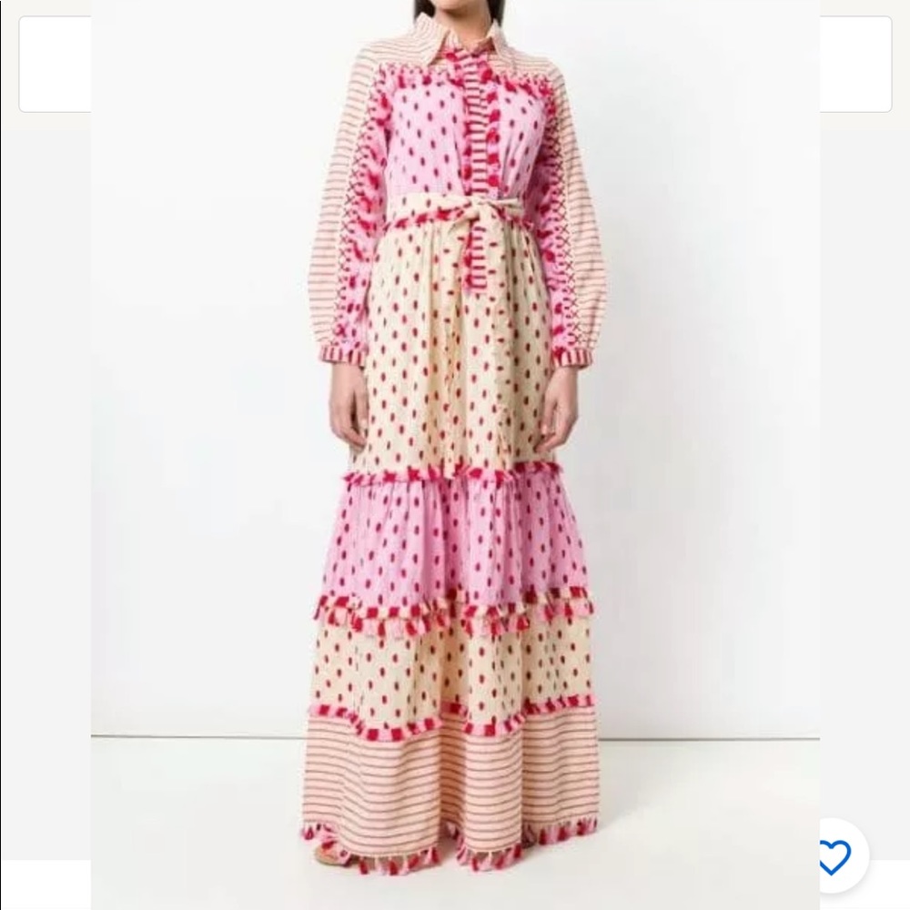 Dodo Bar Or Jose Maxi Dress Cotton Embroidered